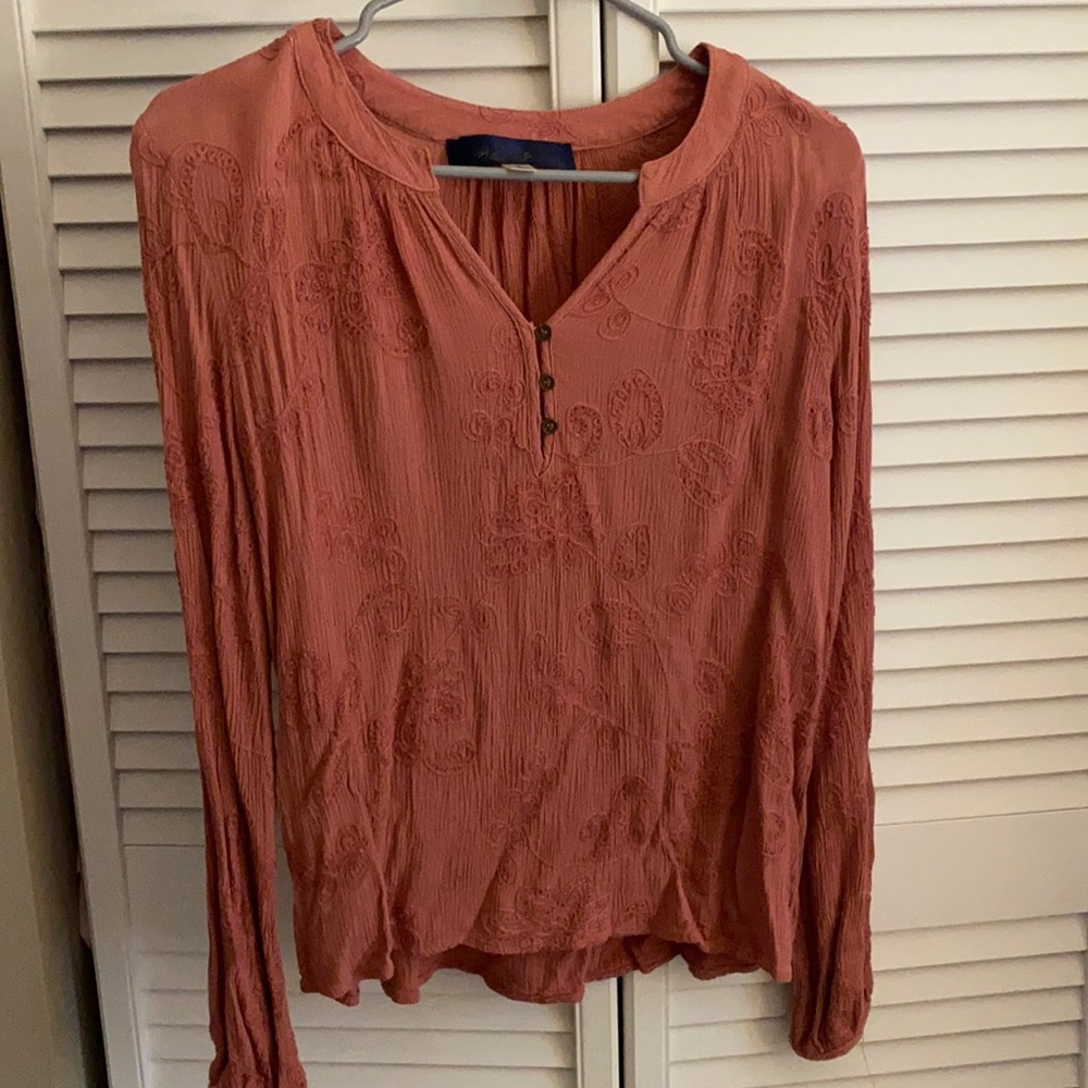 Floral Gauzy Top - size S